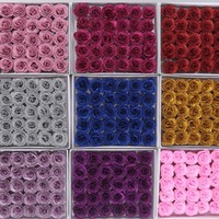 Fabricant vente en gros bandeau rose cristal paillettes or rose artificielle pour la Saint-Valentin Thanksgiving Graduation
