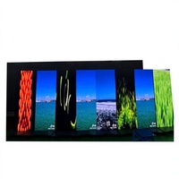 Écran LED pliable à trois volets pour installation extérieure permanente, étanche IP65, luminosité 7000 cd, 178 °   Support mural pour angle de vision réglable