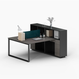 Customized Modern 2 4 6 Person Seat Office Staff Table <b>Desk</b> Panel Partition Contemporary Modular Cubicle <b>Workstation</b> - Product Image 3