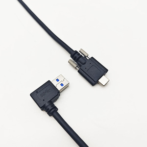 <span class=keywords><strong>USB</strong></span> 3.0 Loại C để gõ một góc cáp bên phải với vít tìm kiếm cáp cho tầm nhìn công nghiệp - Product Image 1