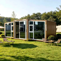 Maison conteneur mobile, portable, extensible, modulaire, préfabriquée, pliable, mini-villa, rangement extérieur, bureau de chantier, cabane