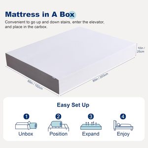 Modern Design Hybrid <b>Mattress</b> for Bedroom Home Furniture Individually Wrapped Coil Pocket Spring With Foam <b>Foldable</b> Hotels Mattr - Product Image 1