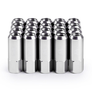 M14x1.5 <b>Wheel</b> Bolts 60mm Aluminum Alloy Purple For Car <b>Replacement</b> - Product Image 2