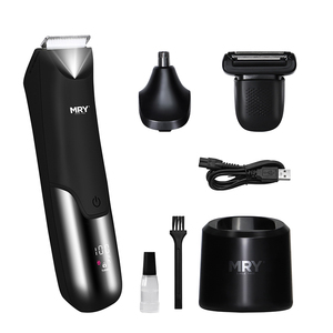 Afeitadora eléctrica MRY de mango largo para hombres, afeitadora de depilación completa, afeitadora de pelo, recortadora plegable para hombres, afeita fácilmente la espalda y las <span class=keywords><strong>piernas</strong></span> - Product Image 6