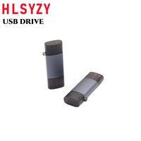 Flash Drive USB 3.0 Tipe-C Ganda Flash Drive Tipe-C Portabel 2-in-1 USB-C Thumb Drive untuk Smartphone Tablet Komputer