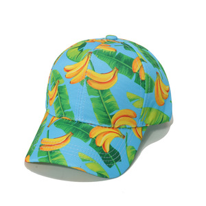 Fabricante de <span class=keywords><strong>Gorras</strong></span> Personalizadas, Gorra de Béisbol de 6 Paneles con Visera Rígida de Poliéster, Protección Solar con Diseño de Hoja de Plátano, Gorra de Viaje para la Playa - Product Image 4