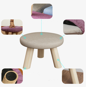 Children <strong>mushroom</strong> shaped solid wood shoes home <strong>stool</strong> & ottoman <strong>wooden</strong> stool cloud east wood frame - Product Image 5