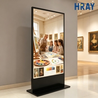 Pantalla HRAY de 55 Pulgadas con Alto Volumen de Color, para Interiores, Comercial, con Rango de Temperatura Seguro para Almacenamiento, Personalización OEM y ODM