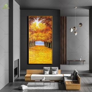 Decoración de Lujo para Sala de Estar con Cuadros Impresos en Lienzo de Alta Definición, Cuadros de Porcelana de Cristal y Luces LED - Product Image 6