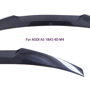Para AUDI A5 S5 RS5 B9 4 puertas Sportback M4 estilo fibra de carbono alerón trasero alerón del maletero 2016-2025 - Product Image 3