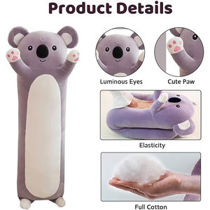 Venta al por mayor Koala animales de peluche cuerpo <span class=keywords><strong>almohada</strong></span> larga <span class=keywords><strong>Anime</strong></span> abrazo dormir niño niños peluche juguete de peluche niño felpa abrazo <span class=keywords><strong>almohada</strong></span> - Product Image 3