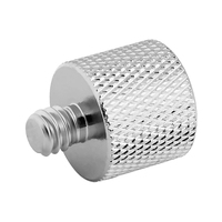 Adaptador de Tornillo para Trípode de Cámara, de Hembra a Macho, con Tornillo Oculto de 1/4