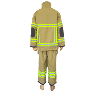 難燃性アラミド消防ユニフォームEN469消防士用<span class=keywords><strong>Nomex</strong></span>ケブラースーツ高性能消防士スーツOEM - Product Image 3