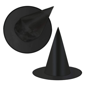 Costume d'halloween noir, chapeau de sorcière, accessoire de Costume pour fête d'halloween - Product Image 1