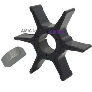 Impeller de pompe à eau de type ouvert 17461-96301 & Key09420-04006 pour moteurs hors-bord Suzuki, fabriqué en fonte et en caoutchouc, pièces de pompe - Product Image 3