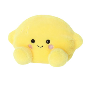 Peluche de Limón Amarillo de Dibujos Animados, Fruta de Peluche, Comida de Peluche, Venta al por Mayor, Peluche de Limón Personalizado, Ecológico, Seguro para Bebés, Estándar CPC CE - Product Image 1