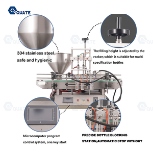 Machine de remplissage de liquides de table, machine de remplissage, machine de mise en bouteille de liquides, remplissage d'huile de noisette, d'huile de <span class=keywords><strong>romarin</strong></span>, épaisseur légère - Product Image 2