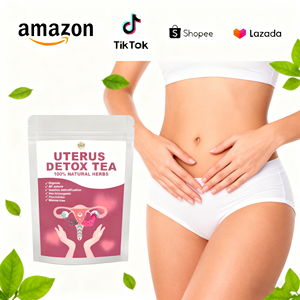 Thé de Nettoyage Utérin Détox Naturel Biologique aux Herbes, Soin Féminin pour Soulager les Démangeaisons et Nettoyer les Trompes de Fallope - Product Image 1