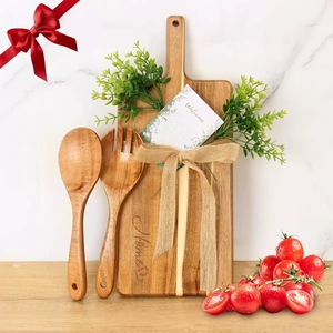 ของขวัญขึ้นบ้านใหม่ เขียงไม้กระถินเทศ พร้อมบรรจุภัณฑ์สวยงาม - Product Image 5