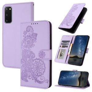 Mode Fleur En Relief Portefeuille En Cuir étui pour samsung galaxy <span class=keywords><strong>Xcover</strong></span> <span class=keywords><strong>Pro</strong></span> 5 <span class=keywords><strong>4</strong></span> M53 5G M33 M13 M34 M54 A72 4G A73 Flip Cover - Product Image 1