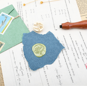 <span class=keywords><strong>Timbre</strong></span> de cire à cacheter tête en laiton personnalisé manche en bois avec motifs et formes uniques <span class=keywords><strong>timbre</strong></span> de sceau de cire vierge - Product Image 4