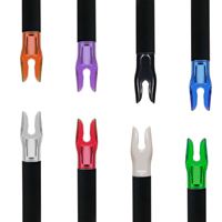 Tir à l'arc encoches en plastique 5.2mm/0.204 "diamètre intérieur remplacer coups plats/queues de flèche normales pour boulons d'arbalète