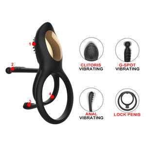 Le nouvel anneau de vibration de sperme verrouillé à 10 fréquences anneau de verrouillage de sperme retardé masculin jouets sexuels stimulés pour homme - Product Image 5