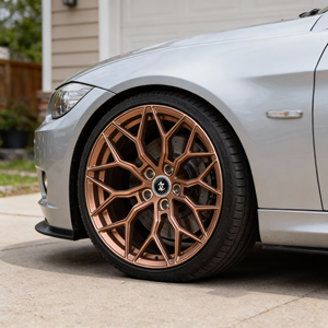 Rueda de Aluminio Forjado Monobloque Personalizada Nueva de 18x8.5 18x9.5 para Sedán Tipo <span class=keywords><strong>R</strong></span> 5x114.3, Cóncava Profunda, Negro Semi-Brillante - Product Image 4