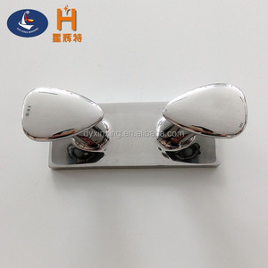 Abrazadera de bolardo Hoen doble resistente de acero inoxidable 316 para abrazadera de cuerda de amarre de remolque de barco marino - Product Image 5