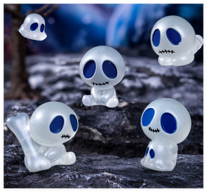 Mini figuritas de resina luminosa extraterrestre <span class=keywords><strong>alien</strong></span>ígena 3D figuras de juguete pequeñas promocionales objetos en miniatura para niños para bolsa ciega - Product Image 3