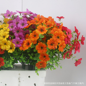 Fleurs en Soie, Eucalyptus, Herbe à Monnaie, Bouquet Artificiel, Plantes Décoratives, Décoration Intérieure, Accessoires de Mariage, Décoration Extérieure - Product Image 4