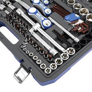 Steeltreks Hardware <b>Tool</b> Sets New Hot Selling Wholesale 108PCS Home Use CRV Plastic Toolbox Set Customizable OEM Hand <b>Tool</b> Kit - Product Image 5