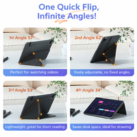Vente en gros d'usine, personnalisation, étui de protection pour tablette en super-fibre, fin et élégant, pour iPad Pro 12.9 2024, magnétique double face