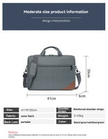 Sac à bandoulière pour ordinateur portable, étui de luxe imperméable personnalisé en gros OEM 14 15 15,6 pouces pour femmes, hommes et filles