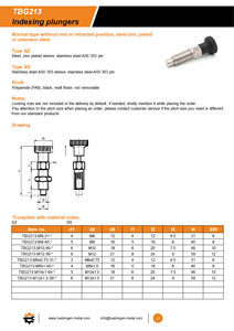 Goupille de positionnement en acier inoxydable M6-M12 pour utilisation en machine - Product Image 6