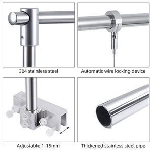 Accessoires d'éclairage d'aquarium WEEKAQUA DJ-L-L150, support de lampe fixe pour aquarium en acier inoxydable, 150 cm - Product Image 3