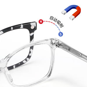 마그네틱 클립 온 스타일의 세련된 남성용 여성용 운전 안경 근시 솔리드 패턴을위한 새로운 종류의 교수형 조각 - Product Image 3