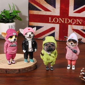 Petites décorations mignonnes en résine, figurines de chiens faits à la main par Gekova, Chihuahua, <span class=keywords><strong>Sharpei</strong></span>, pour la décoration de la maison, cadeau - Product Image 1