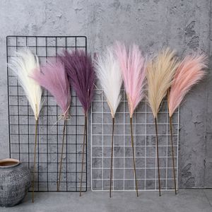 CallaFloral Herbe de la Pampa Artificielle, Branche Unique en Plastique, Décoration Intérieure, Artisanat de Mariage - Product Image 1