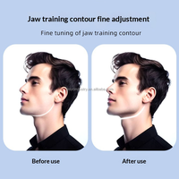 Appareil d'exercice et de remodelage de la mâchoire en silicone pour la musculature de la mâchoire et du menton, entraîneur musculaire de la masseuraleuse