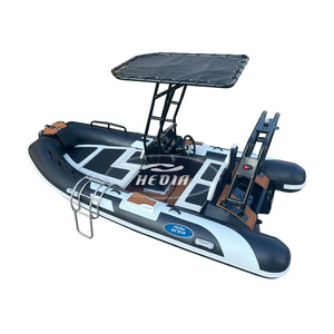 Bateau semi-rigide en aluminium de 4,20 m (14 pieds) avec coque Orca Hypalon PVC, bateau pneumatique de pêche - Product Image 5