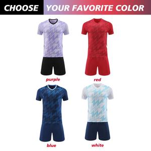 High Wholesale Unisex Kids Custom Fußball trikots High Polyester Mesh Sublimation Hot Selling OEM Training Fußball trikots - Product Image 5