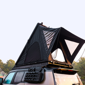 ADA OVERLAND Hot Sell Triangle Hard Rooftop Tent, Aluminum Material Waterproof Design for Car Camping - Product Image 2