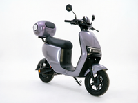 Moto électrique N9 1000W Streetbike à dégradé violet élégant, modèle 2026, avec coffre de rangement arrière – Meilleures ventes