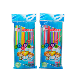 شفاطة شراب بلاستيكية من البولي بروبلين الملونة بطراز يُستعمل مرة واحدة بسعر خاص - Product Image 3