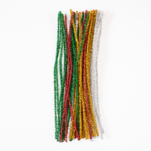 Tallos de Chenilla Navideños para Manualidades, Cuatro Colores, Decoración para el Hogar, <span class=keywords><strong>la</strong></span> Escuela y Festivales - Product Image 4