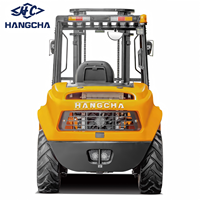 Forklift Listrik Hangcha 2.5t/3t/3.5t Bertenaga Baterai Lithium Tegangan Tinggi untuk Medan Berat dengan Saklar 2WD/4WD