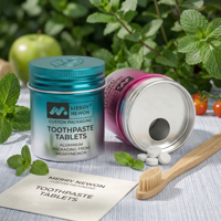 Boîte ronde hermétique en aluminium, conteneur métallique personnalisé avec logo, pot en métal à couvercle vissé pour dentifrice et comprimés