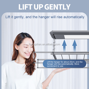 Cintre <span class=keywords><strong>de</strong></span> rangement mural au <span class=keywords><strong>plafond</strong></span> électrique multifonctionnel <span class=keywords><strong>de</strong></span> haut niveau pliable en métal étendoir à <span class=keywords><strong>linge</strong></span> à usage domestique pour la cuisine - Product Image 3