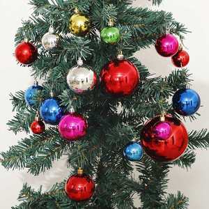 Boule de Noël en plastique incassable, imperméable, de haute qualité, écologique, à motif personnalisé, fabriquée à la main, prix d'usine, vente en gros, pas cher - Product Image 2